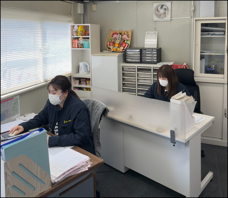 1日の仕事の流れ